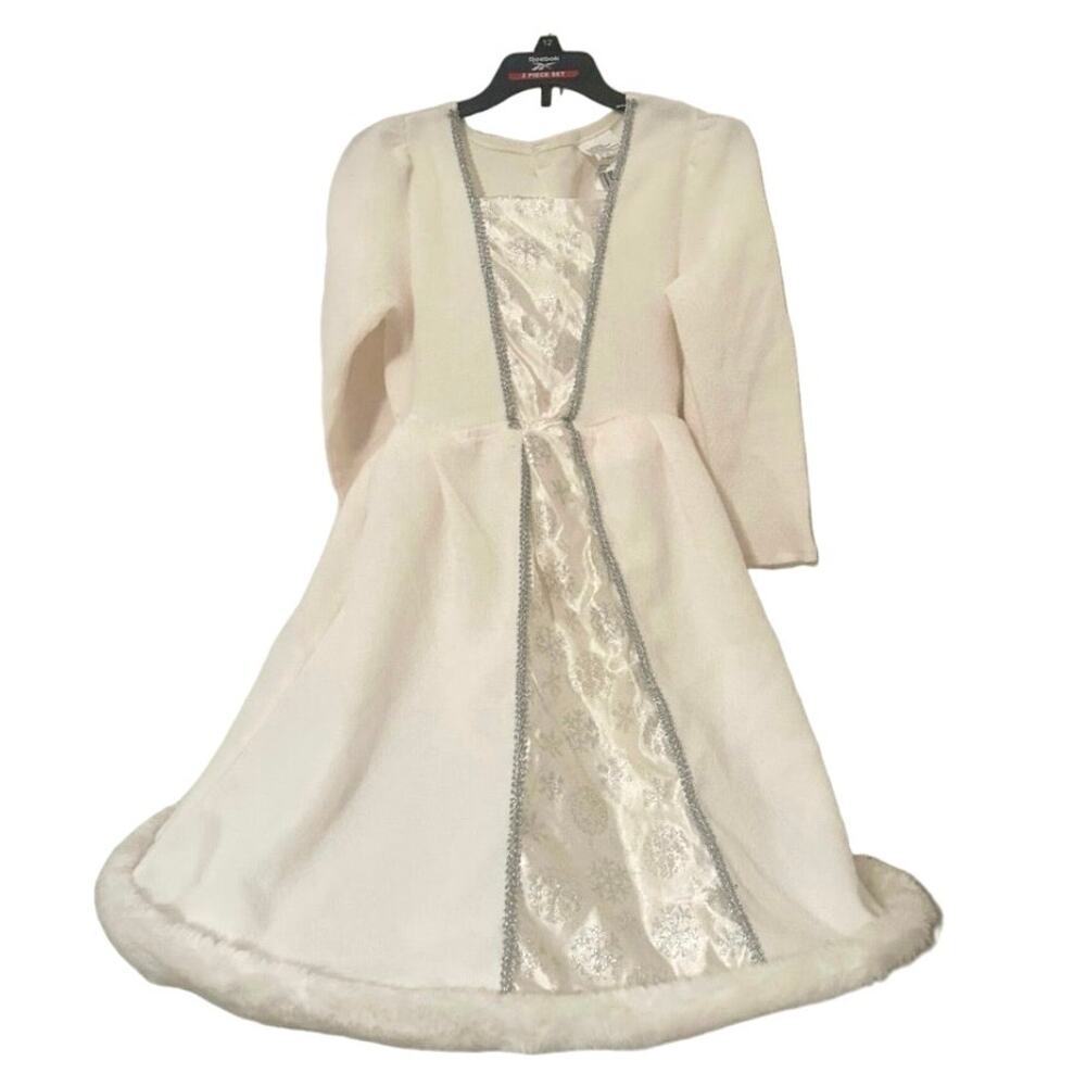 Snow Winter Princess Cindy Lou Who Christmas Dress w/ Purse - CHILD L (8-10)